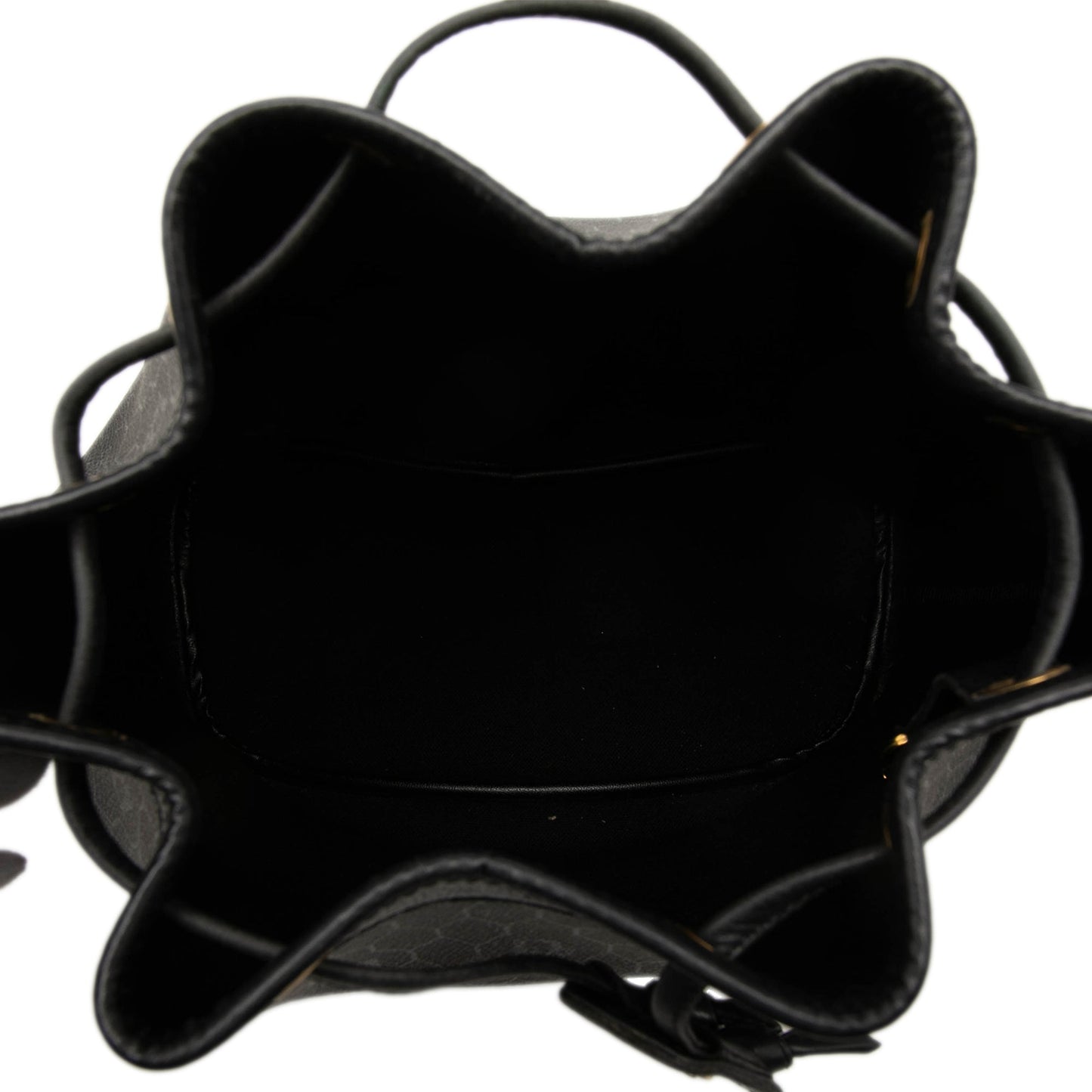 Dior Honeycomb Coated Canvas Drawstring Bucket Bag