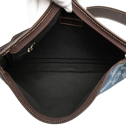 Loewe Anagram Denim Shoulder Bag
