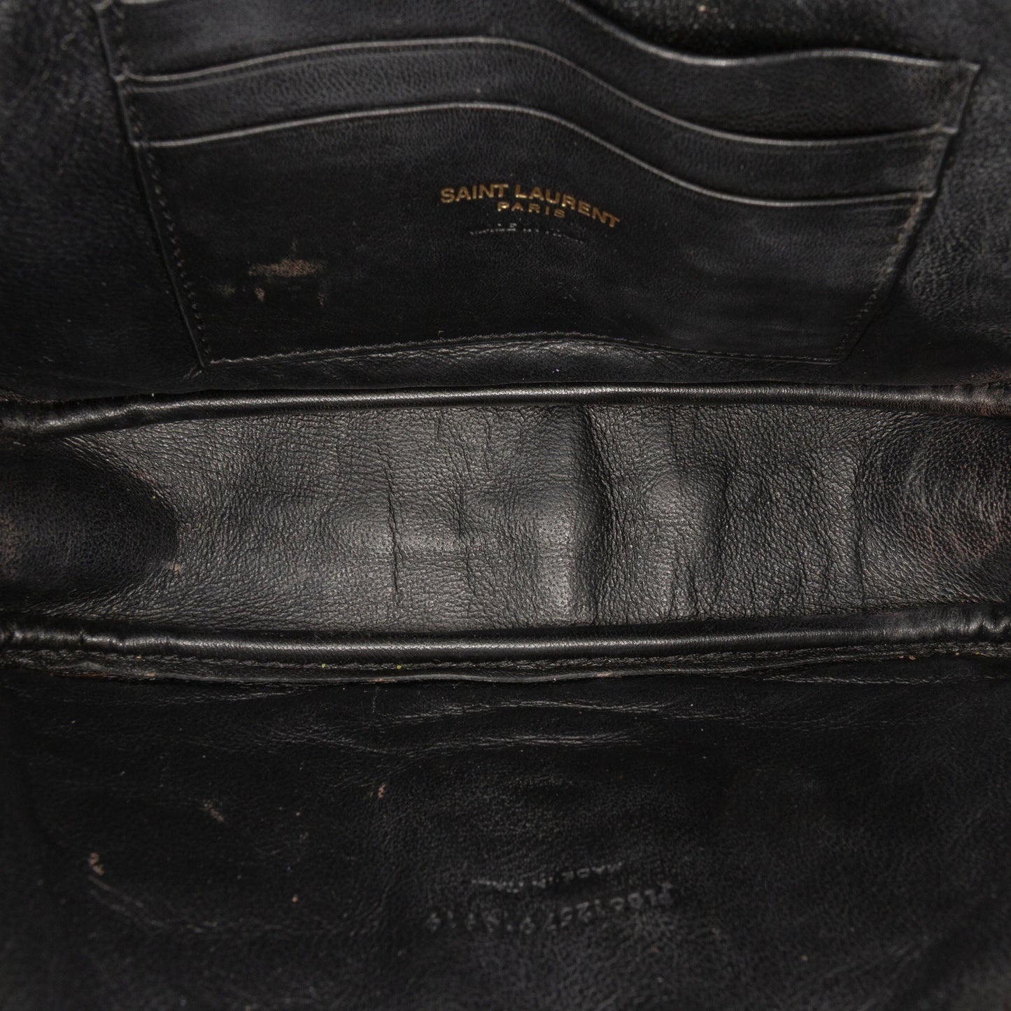 Saint Laurent Mini Grain de Poudre Monogram Lou Camera Bag