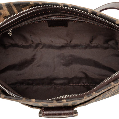 Fendi Zucca Canvas Shoulder Bag