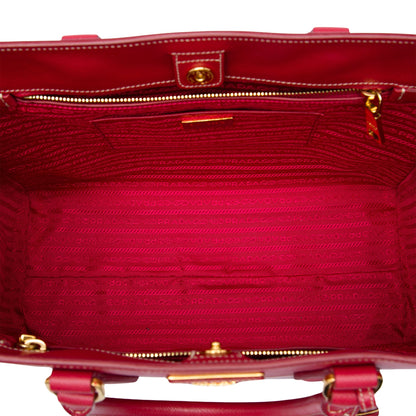Prada Bicolor Saffiano Lux Satchel