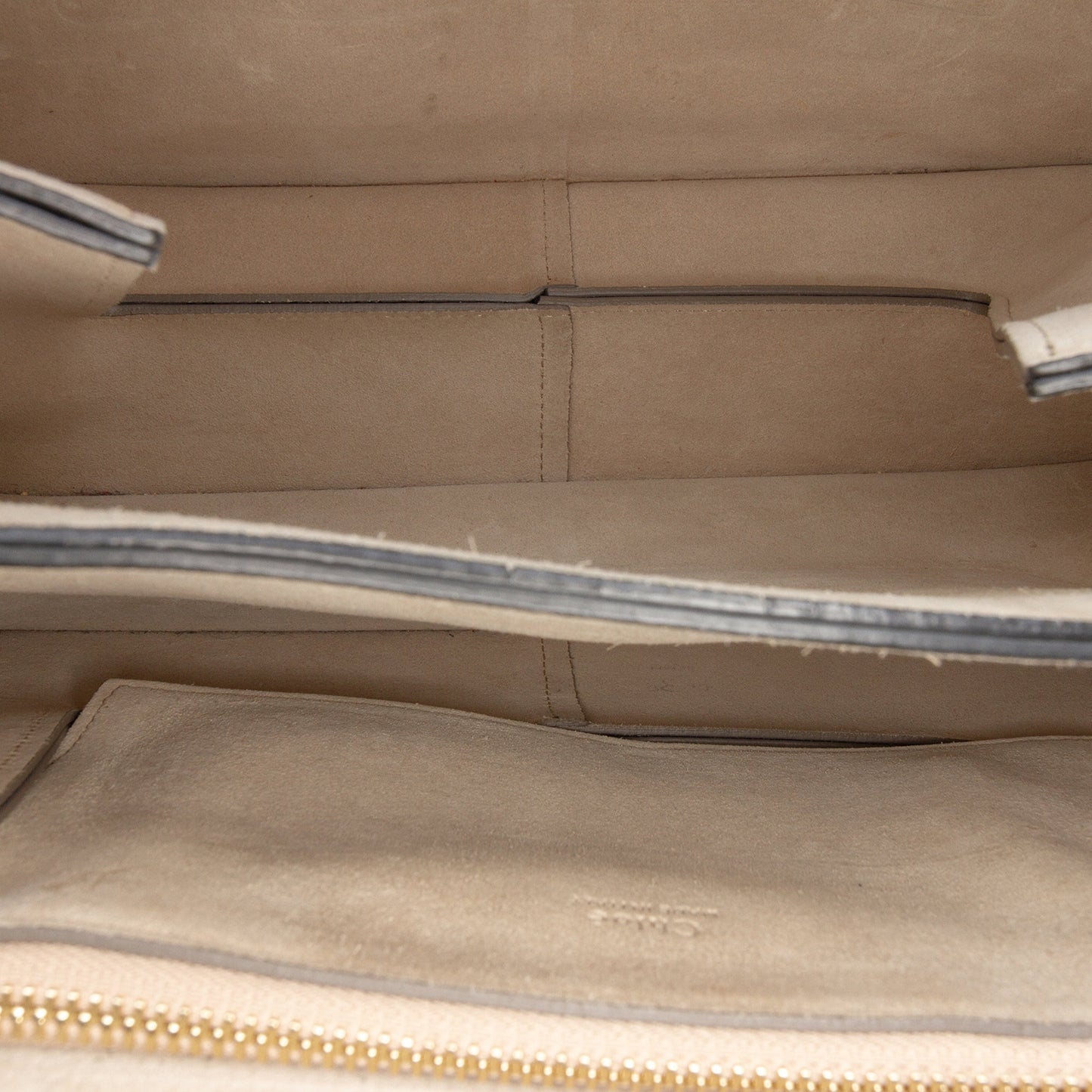 Chloé Medium Studded Suede and Calfskin Faye Crossbody