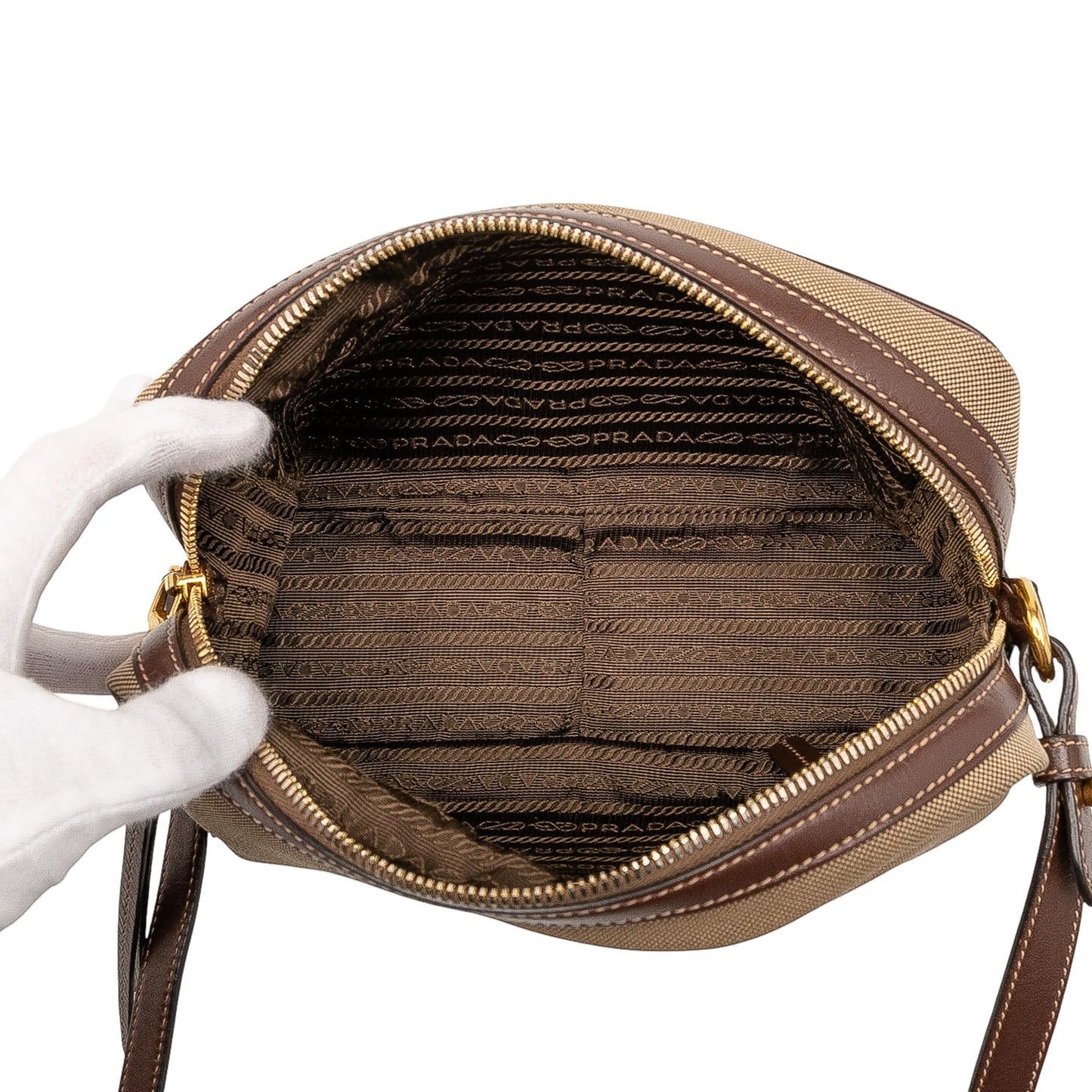 Prada Canvas Canapa Logo Crossbody