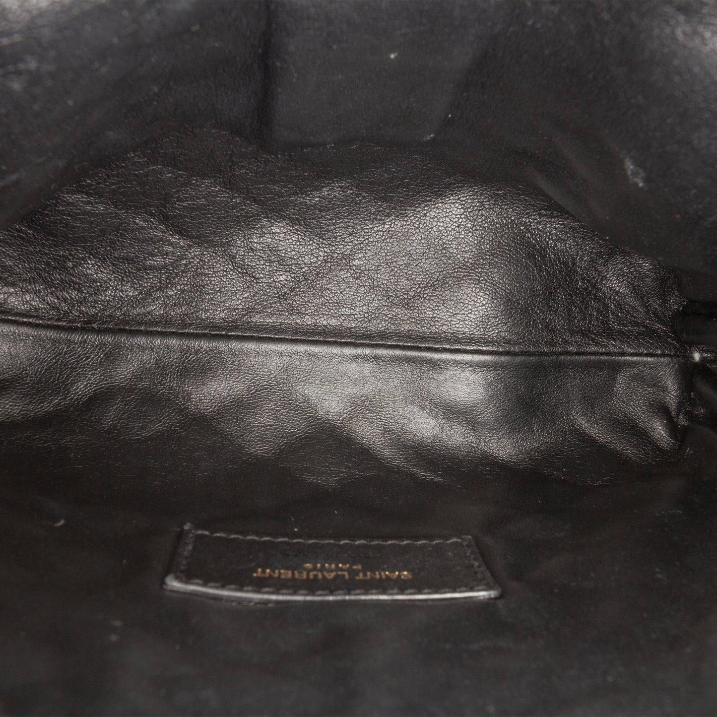 Saint Laurent Mini Quilted Lambskin Gaby Zippered Pouch