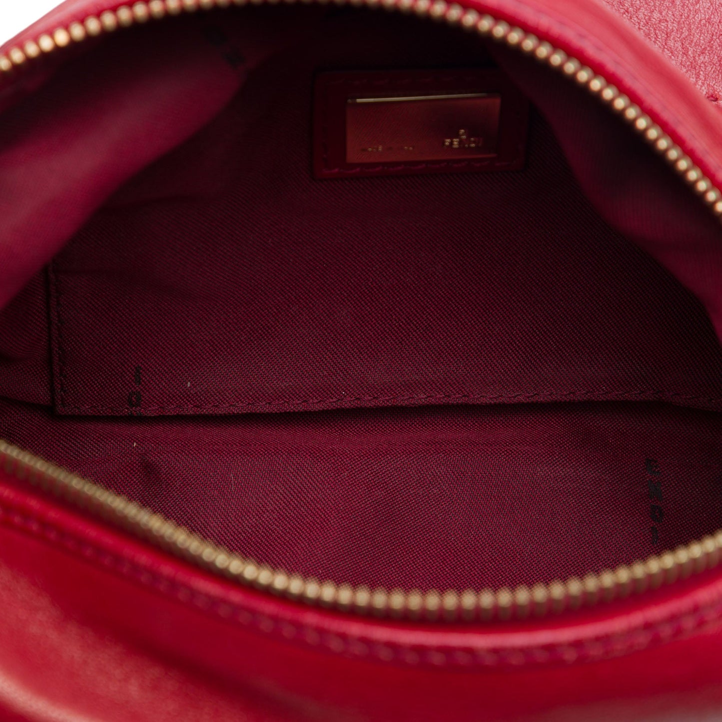 Fendi Leather Chef Pocket Shoulder Bag
