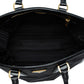 Prada Saffiano Vernice Trimmed Tessuto Parabole Tote