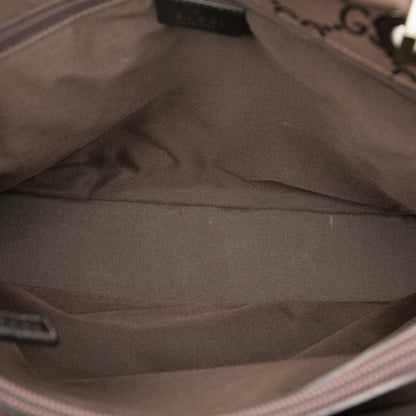 Gucci GG Nylon Bamboo Handbag