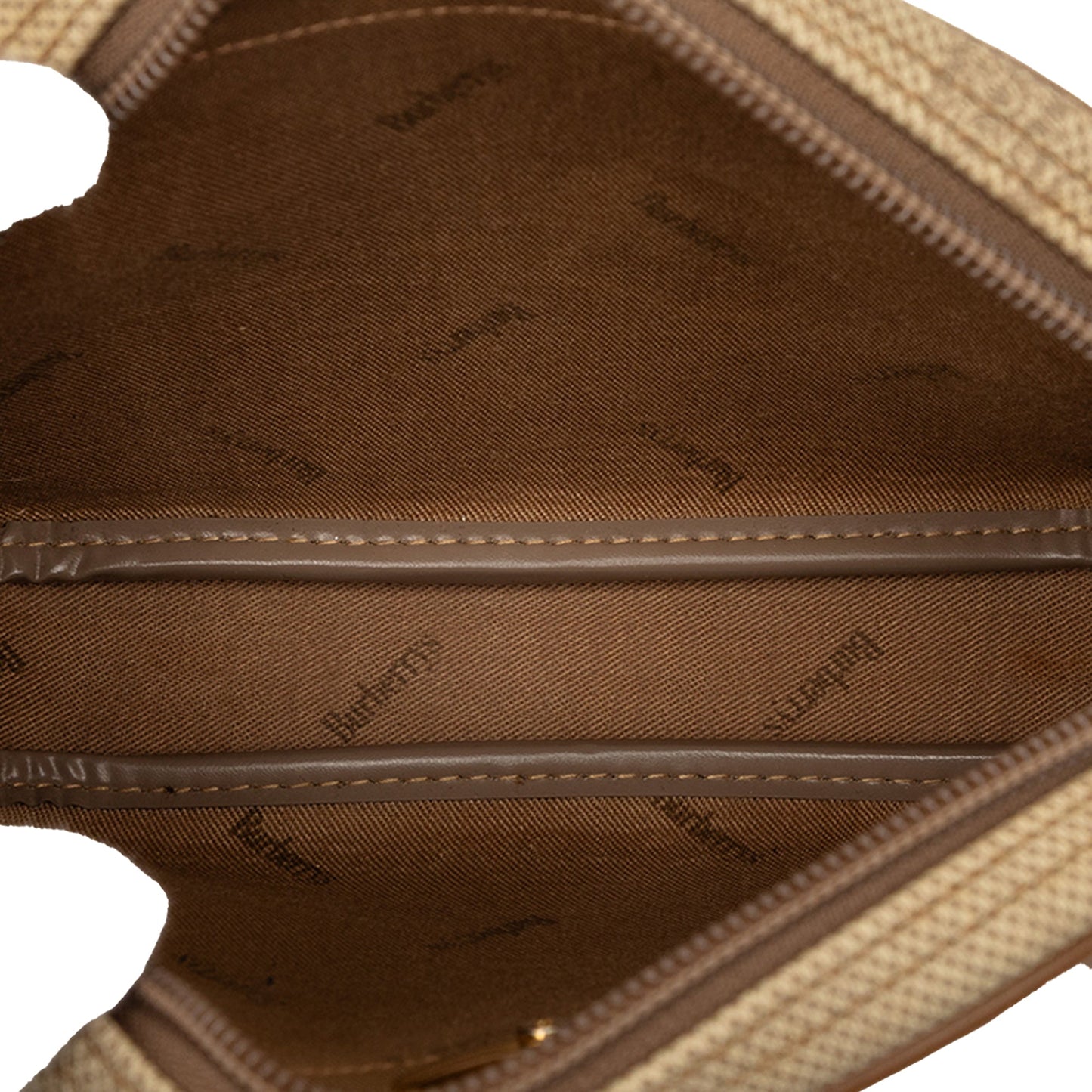 Burberry Coated Canvas Logo Crossbody
