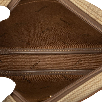 Burberry Coated Canvas Logo Crossbody