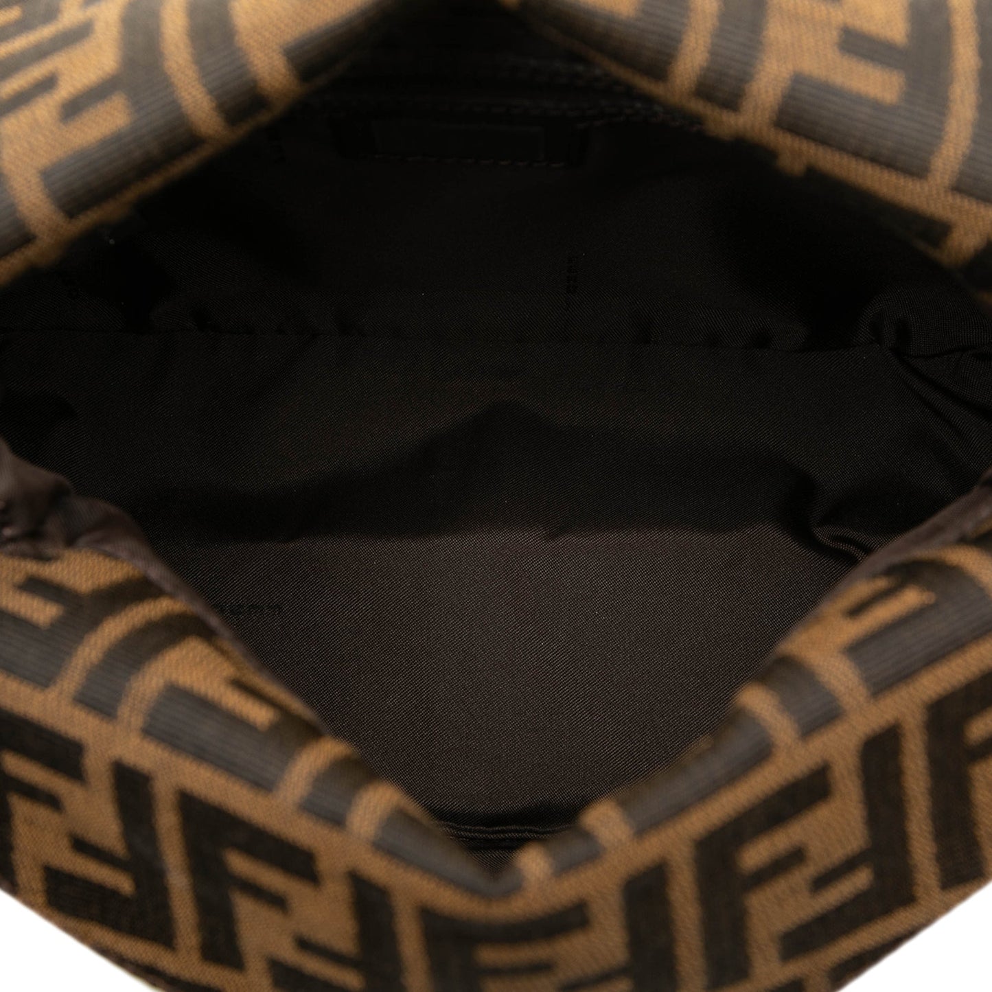 Fendi Zucca Canvas Double Flap Mamma