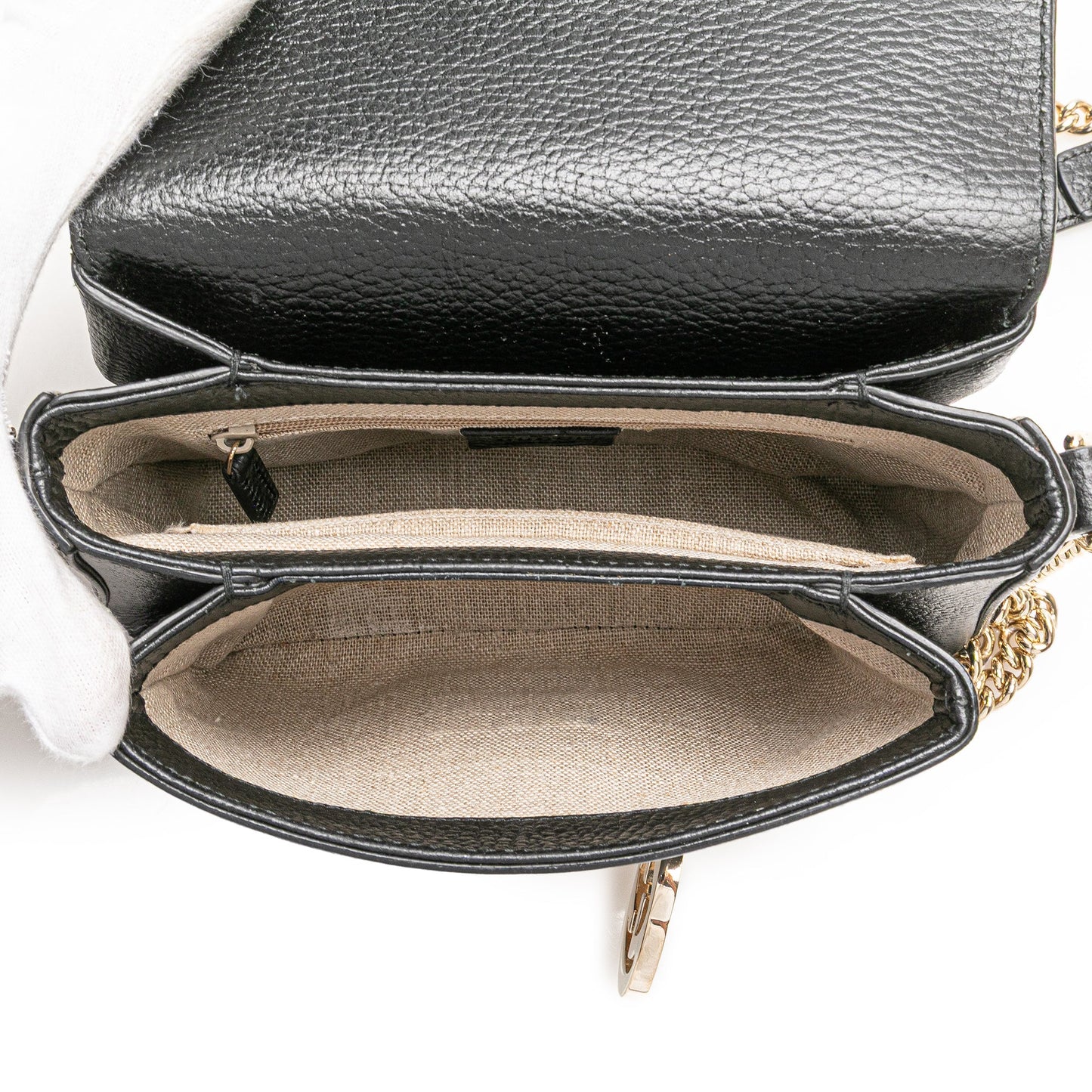 Gucci Small Dollar Calfskin Interlocking G Crossbody