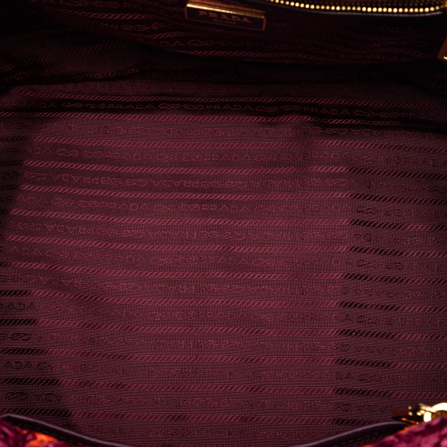 Prada Canapa Raffia Tote