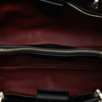 Gucci Medium Pony Hair Bamboo Shopper Satchel