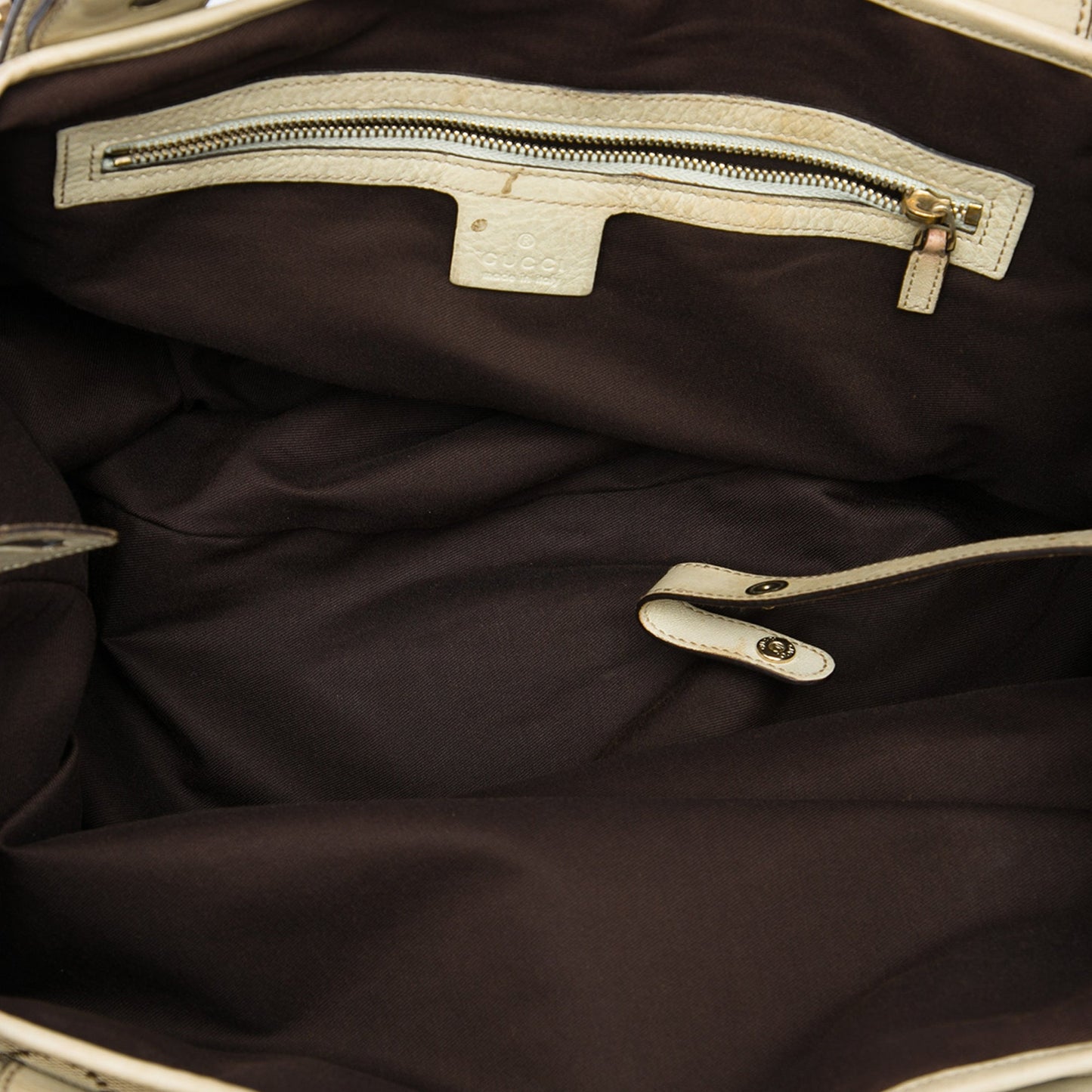 Gucci Canvas Horsebit Pelham Shoulder Bag