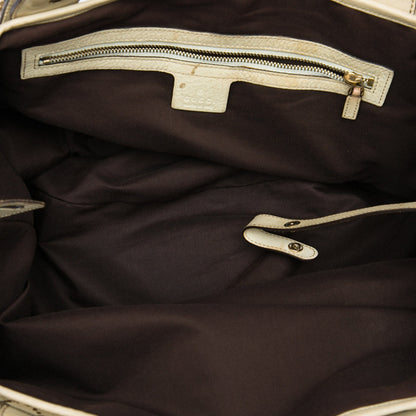 Gucci Canvas Horsebit Pelham Shoulder Bag