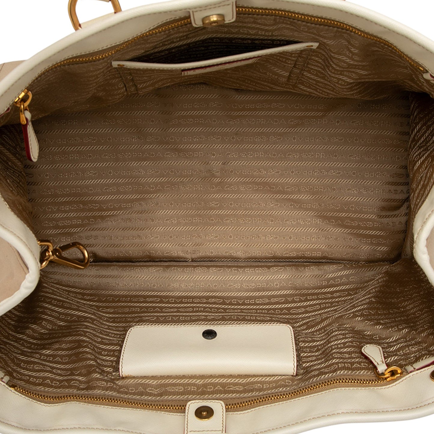 Prada Canvas Canapa Tote