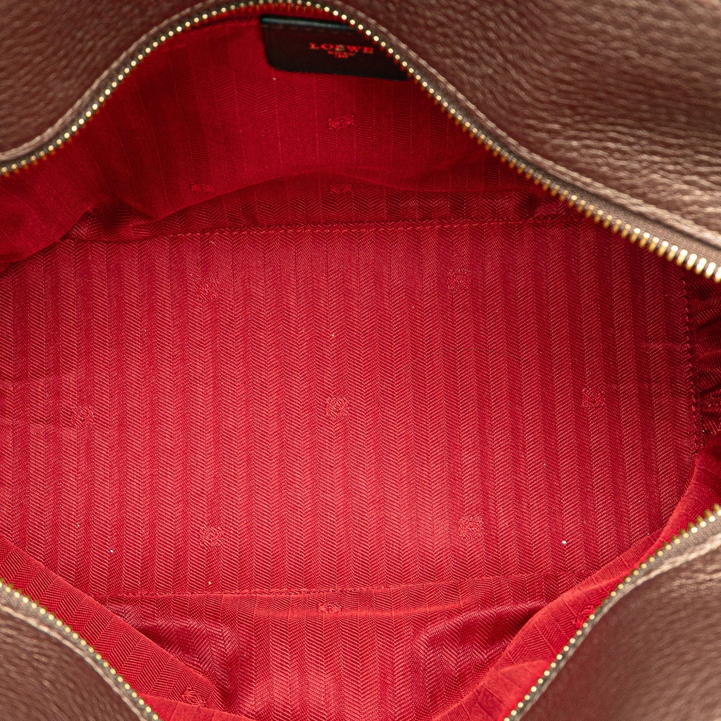 Loewe Anagram Leather Fusta Tote