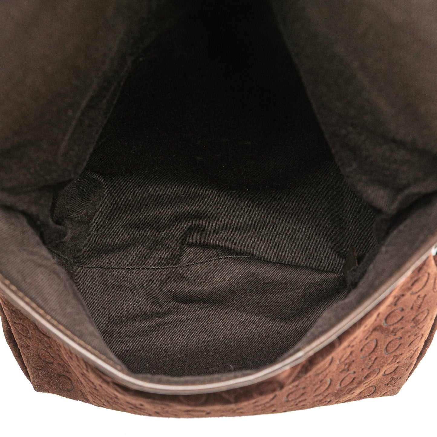 Celine C Macadam Suede Crossbody