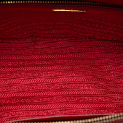Prada Small Saffiano Lux Galleria Double Zip Satchel