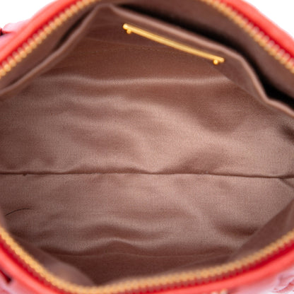 Miu Miu Matelasse Leather Shoulder Bag