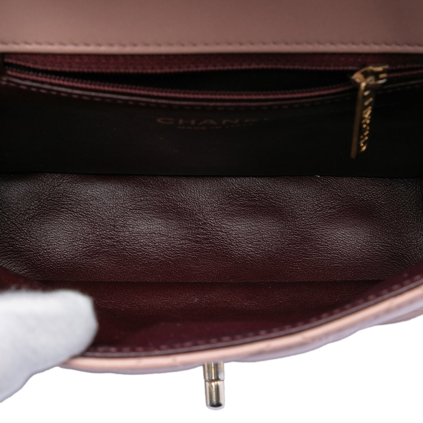 Chanel Mini Quilted Lambskin Two Tone Day Flap