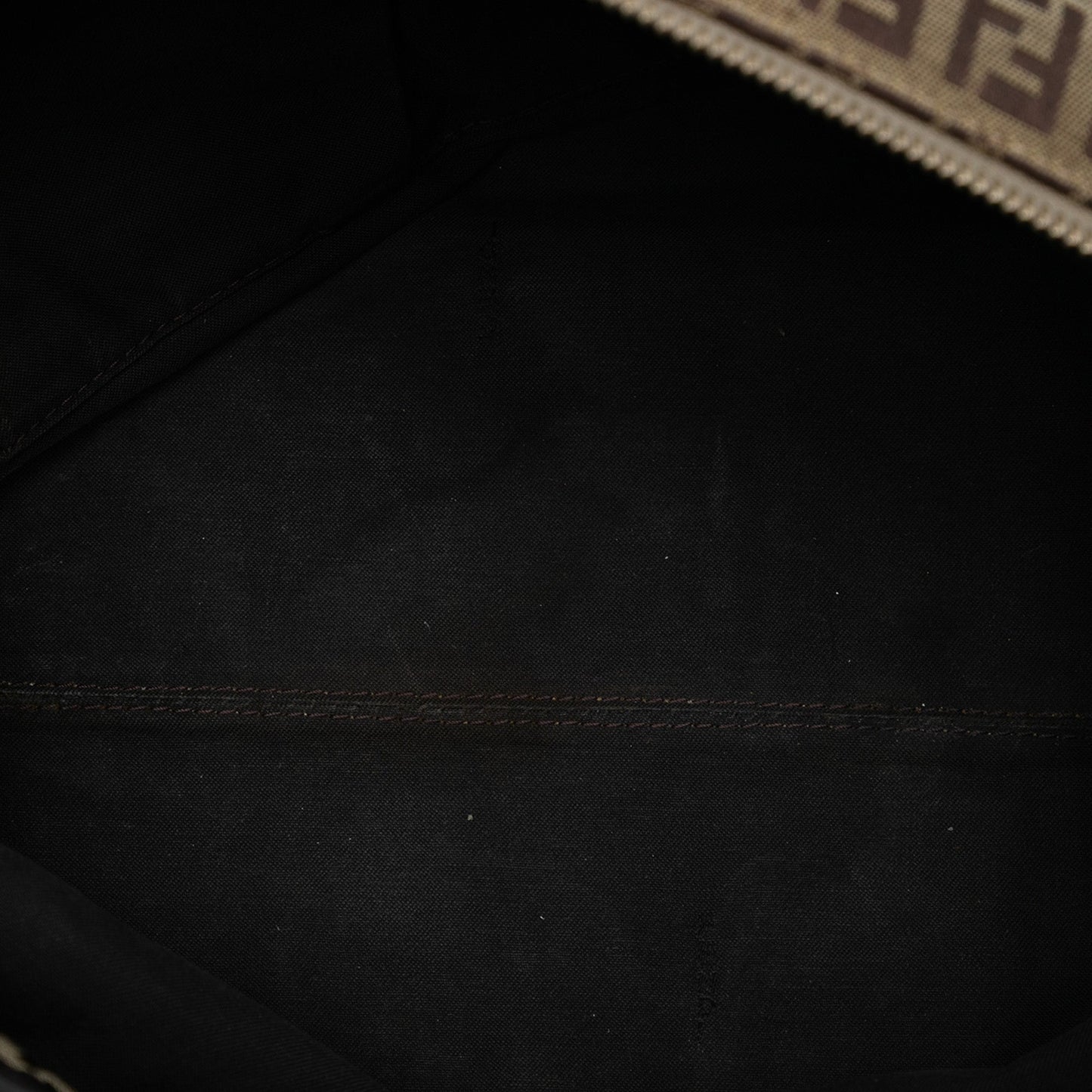 Fendi Zucchino Canvas Braided Hobo