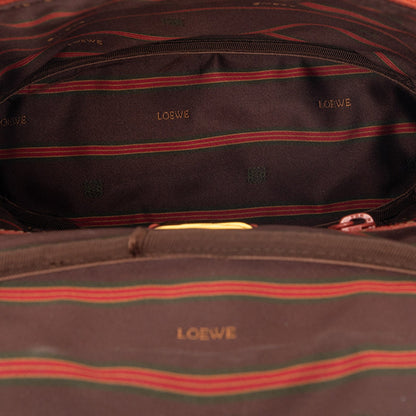 Loewe Leather Velasquez Twist Vanity Bag