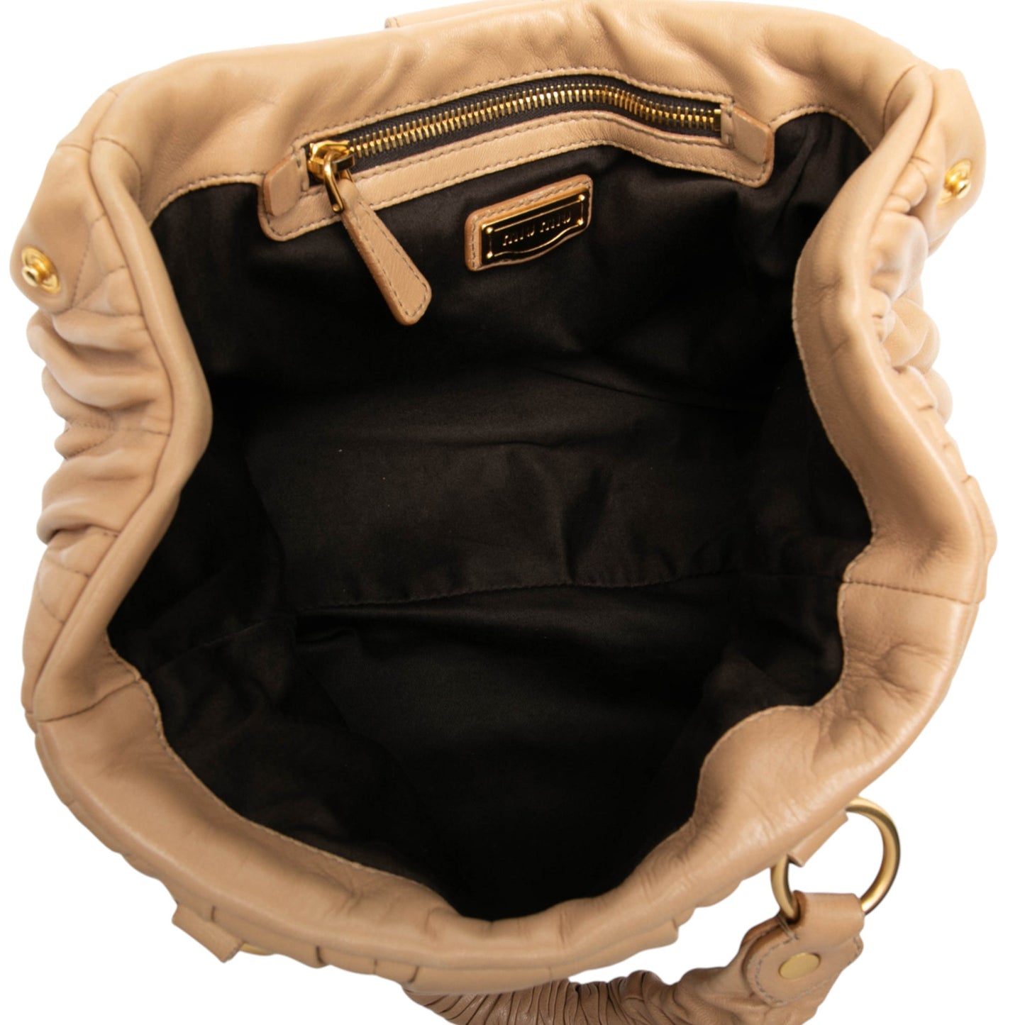 Miu Miu Matelasse Nappa Coffer Satchel