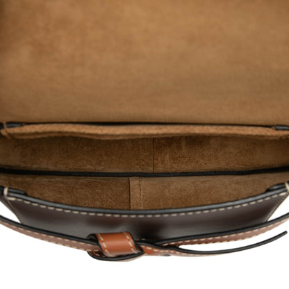 Loewe Mini Tricolor Leather Gate Crossbody
