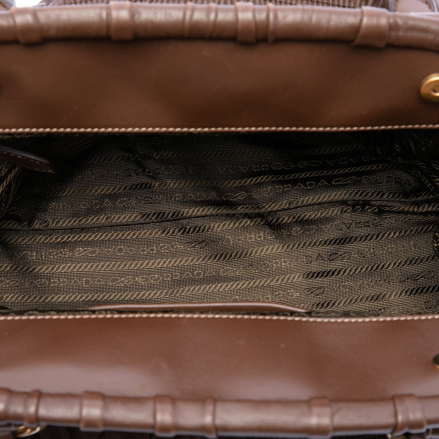 Prada Nappa Gaufre and Tessuto Tote