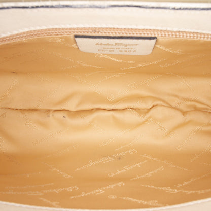 Ferragamo Leather Gancini Flap Shoulder Bag