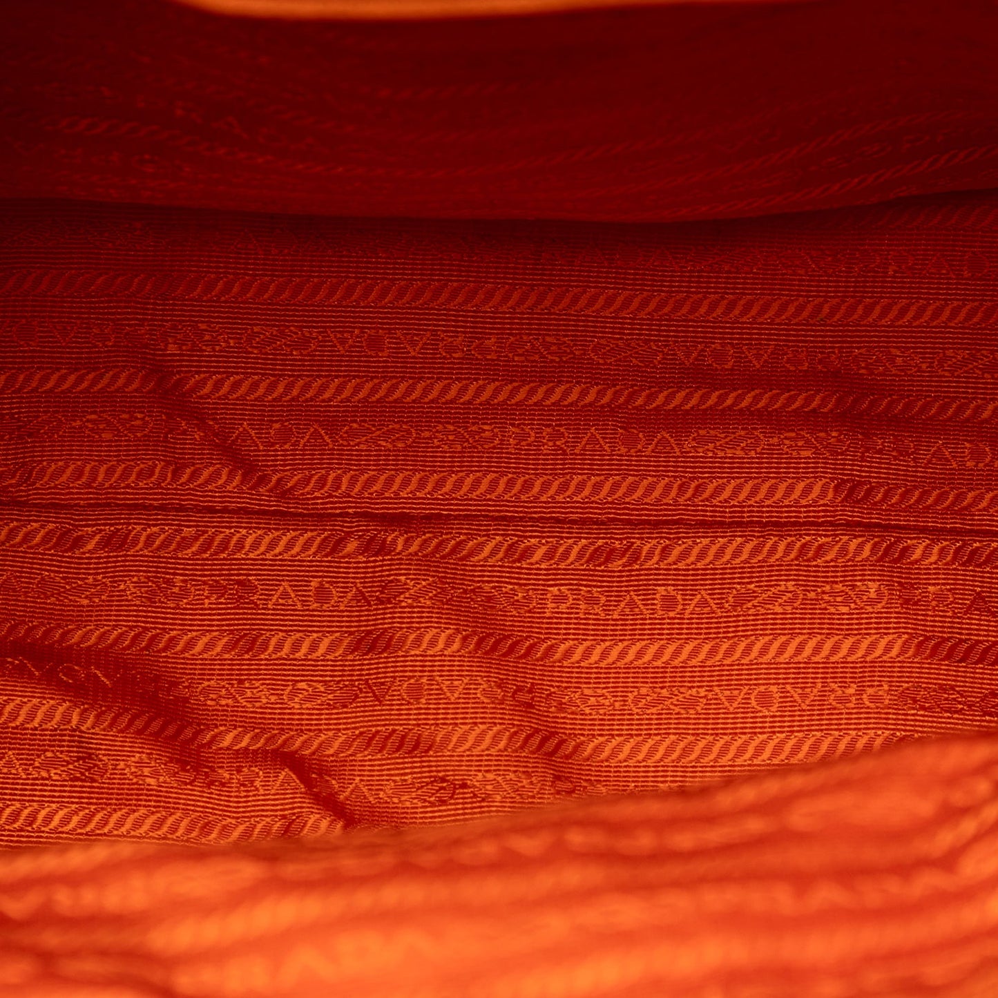 Prada Saffiano Trimmed Tessuto Satchel