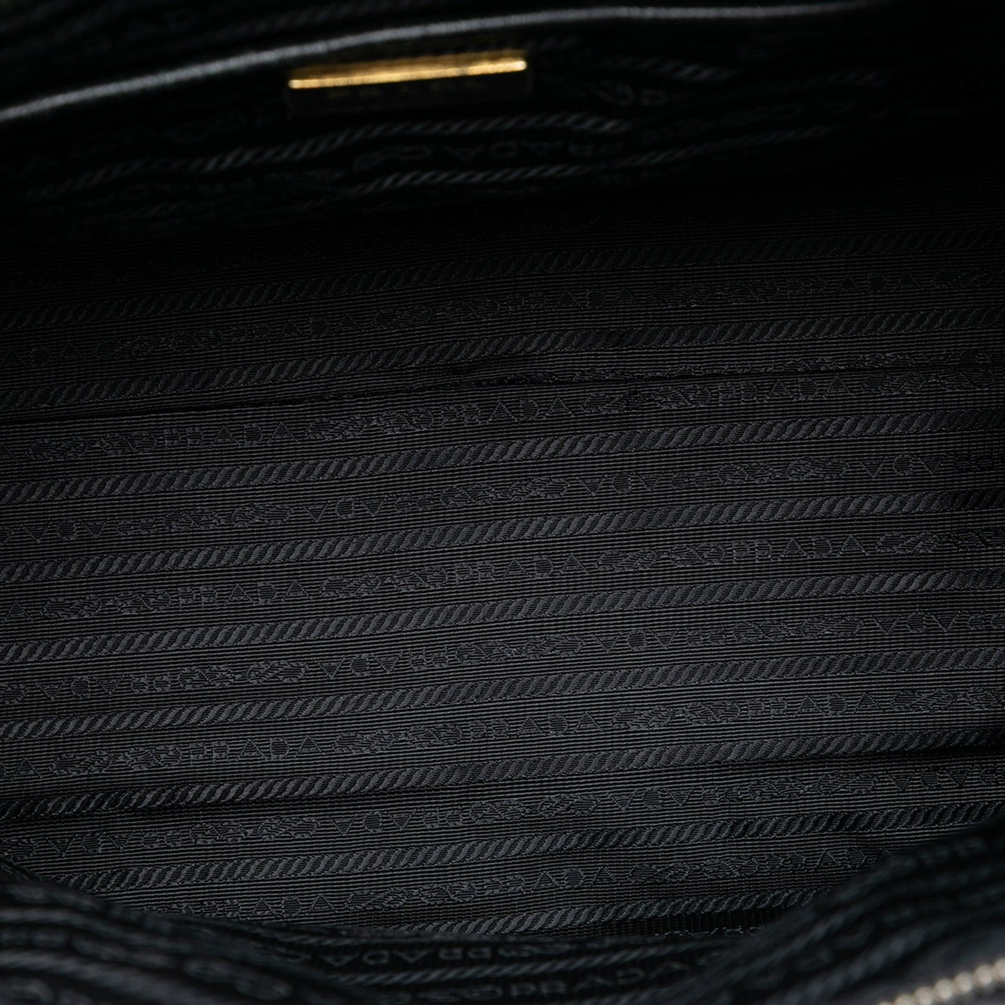 Prada Saffiano Trimmed Tessuto Satchel