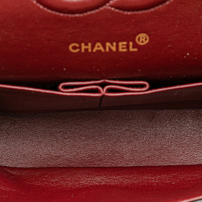 Chanel Small Classic Chevron Lambskin Double Flap