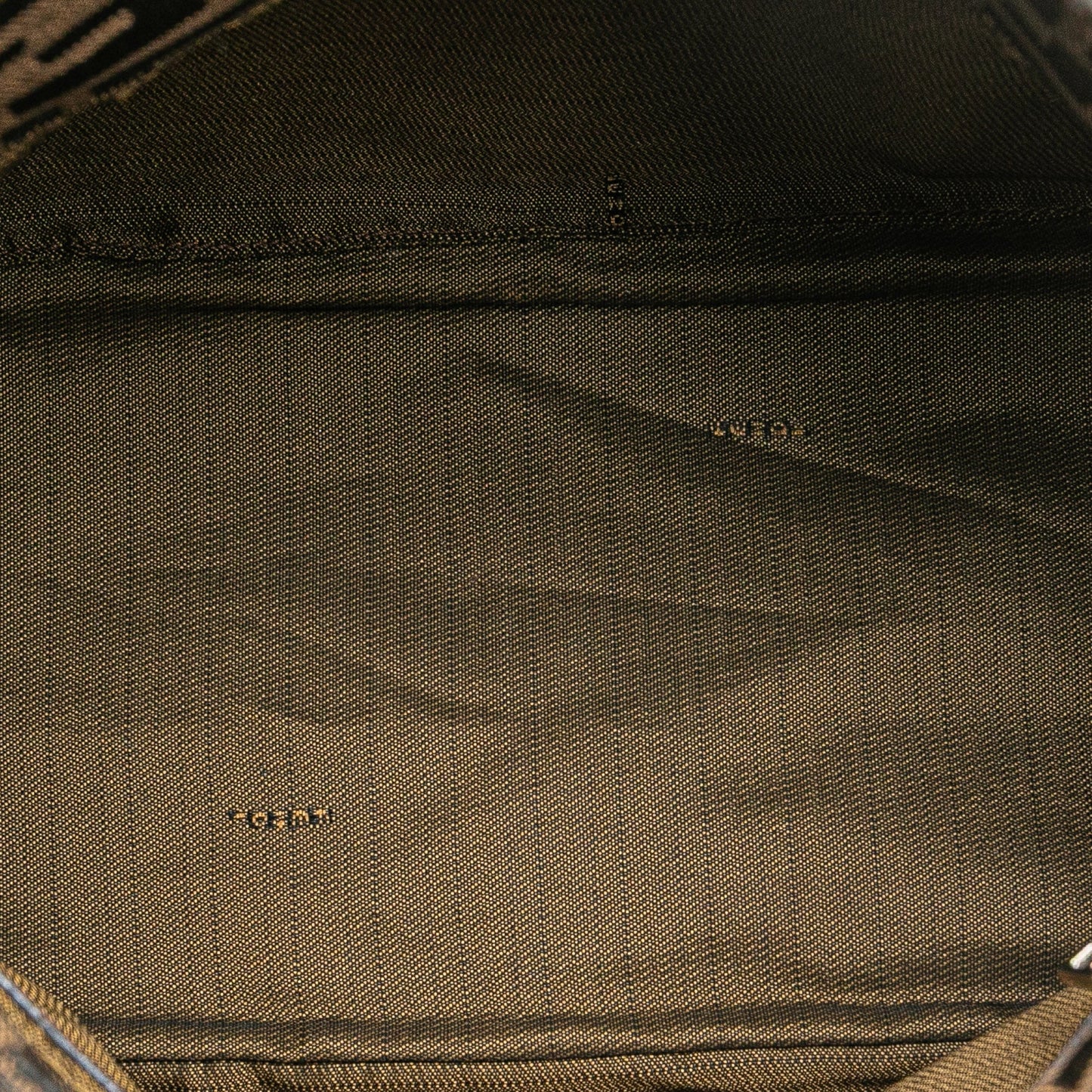 Fendi Zucca Canvas Shoulder Bag