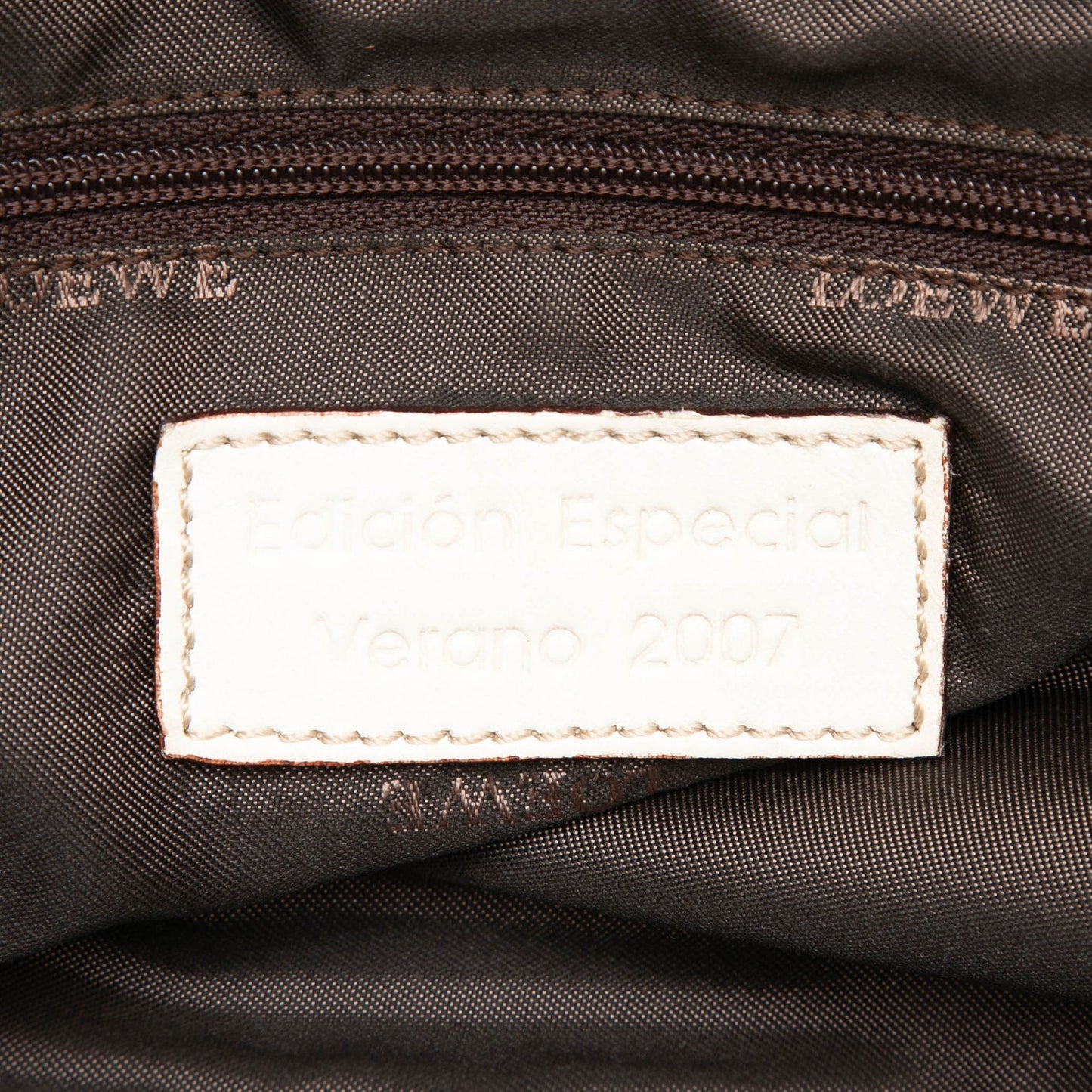Loewe Perforated Leather Stitched Amazona 28