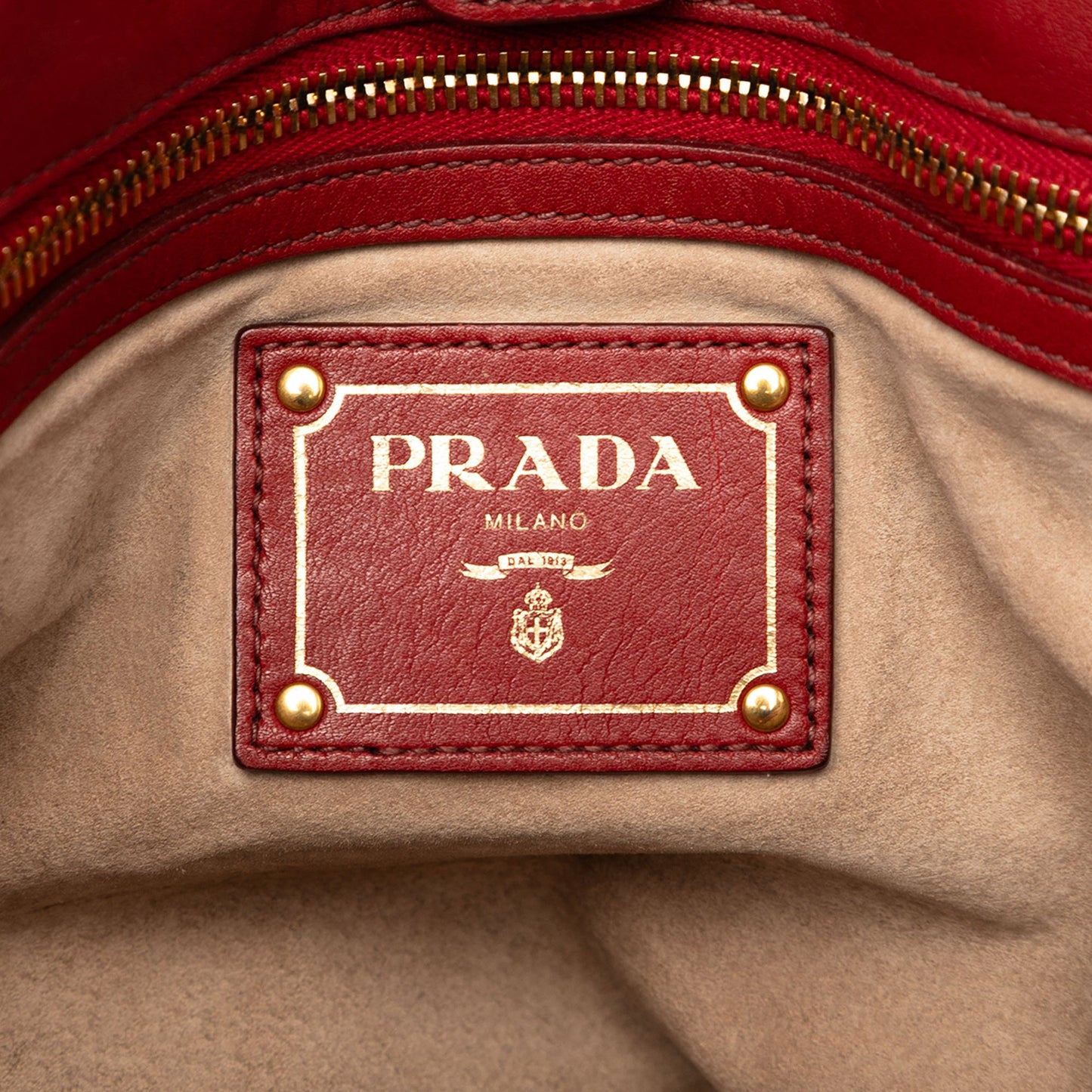 Prada Soft Calfskin Open Convertible Shopping Tote