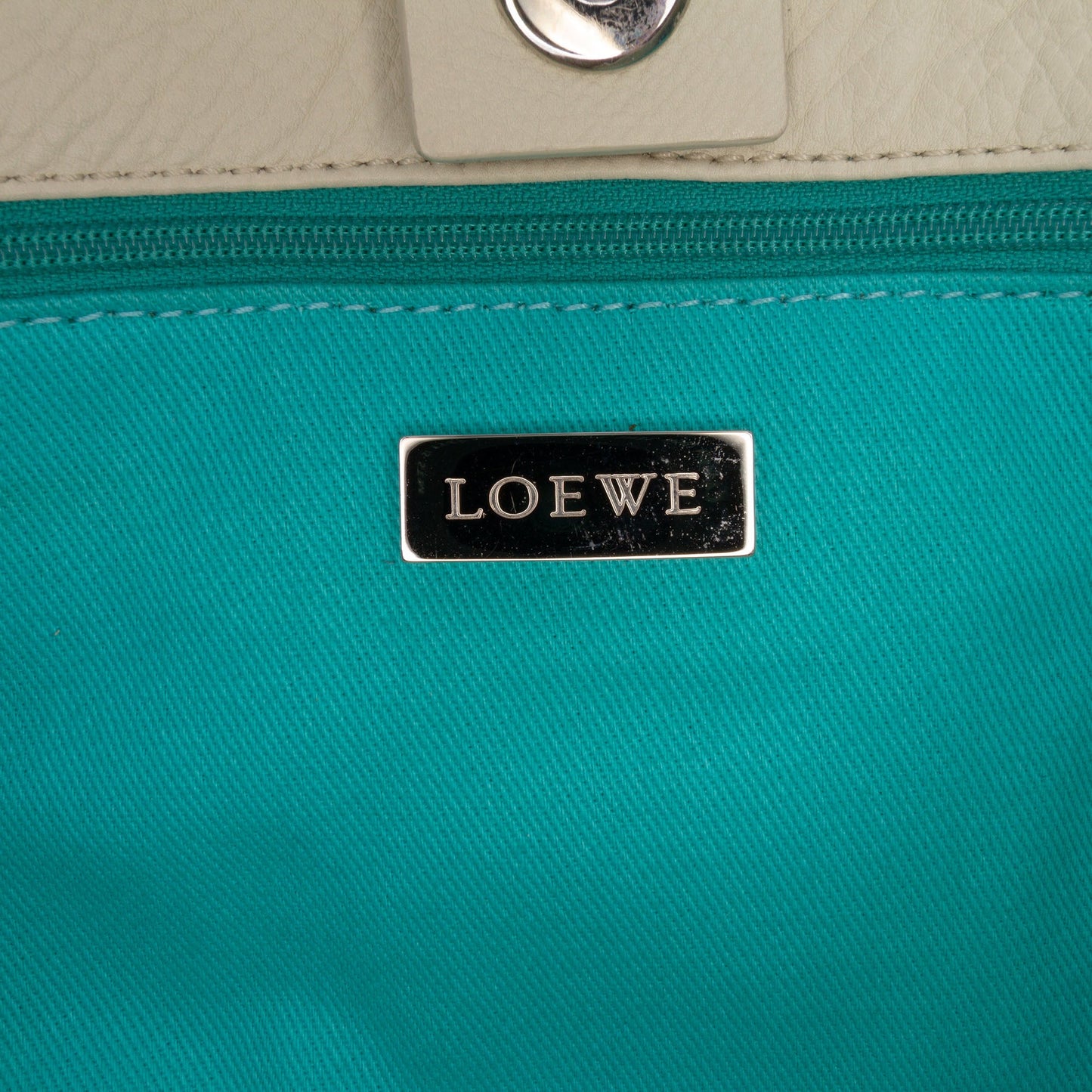 Loewe Leather Fusta 30 Anagram Tote Bag