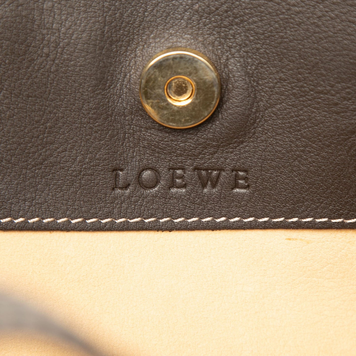 Loewe Suede Anagram Tote