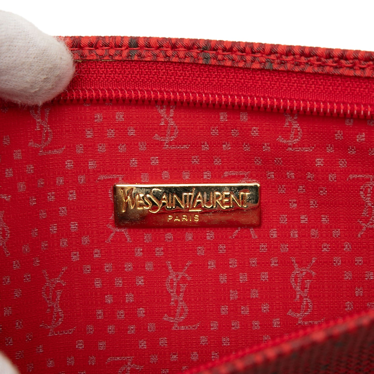 Saint Laurent Canvas Clutch