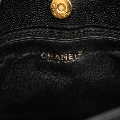Chanel CC Caviar Chain Shopping Tote