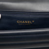 Chanel CC Horizontal Quilted Lambskin Double Flap