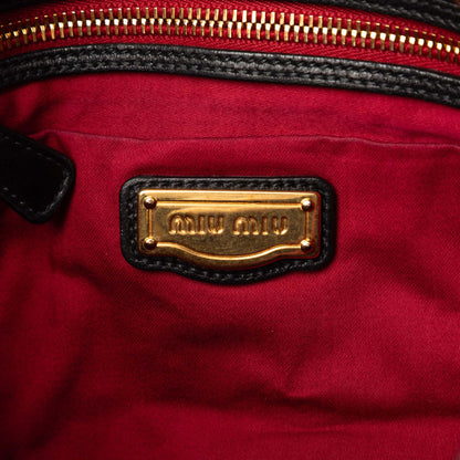 Miu Miu Matelasse Nappa Coffer Satchel