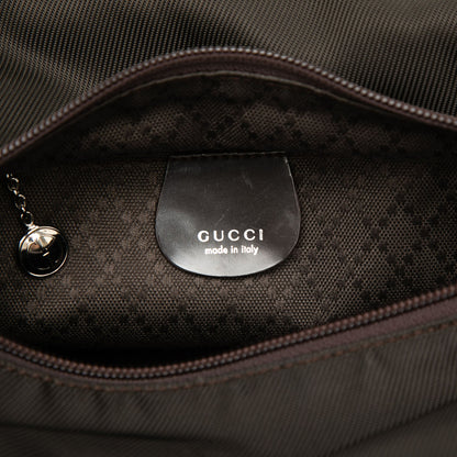 Gucci Nylon Bamboo Handbag