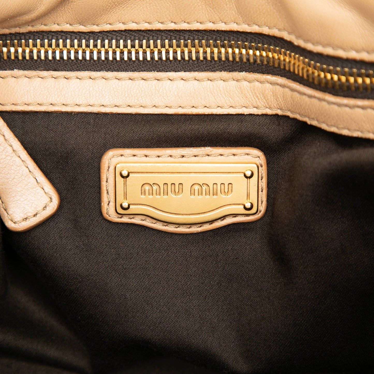 Miu Miu Matelasse Nappa Coffer Satchel