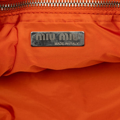 Miu Miu Grained Leather Shoulder Bag