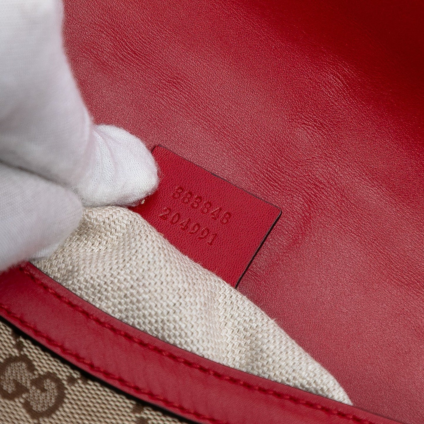 Gucci Medium GG Canvas Lady Web Crossbody