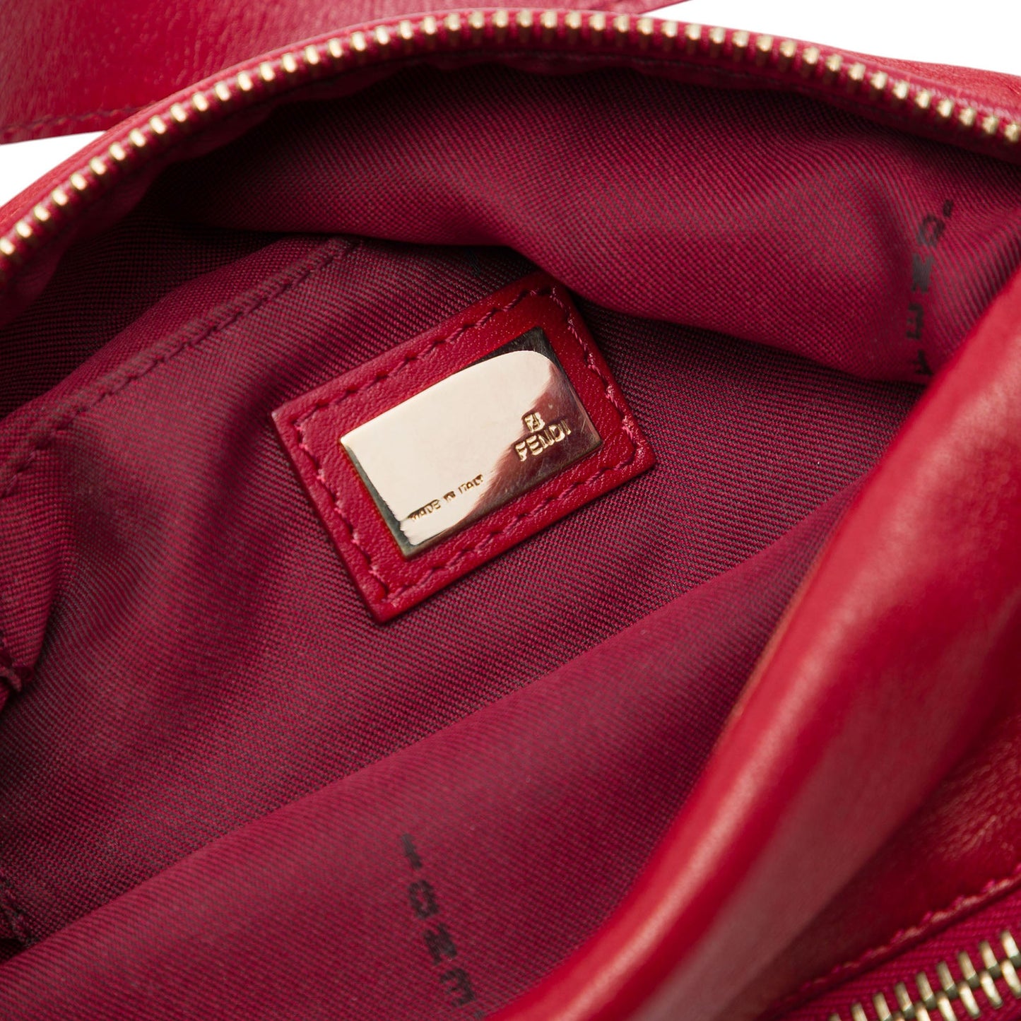 Fendi Leather Chef Pocket Shoulder Bag