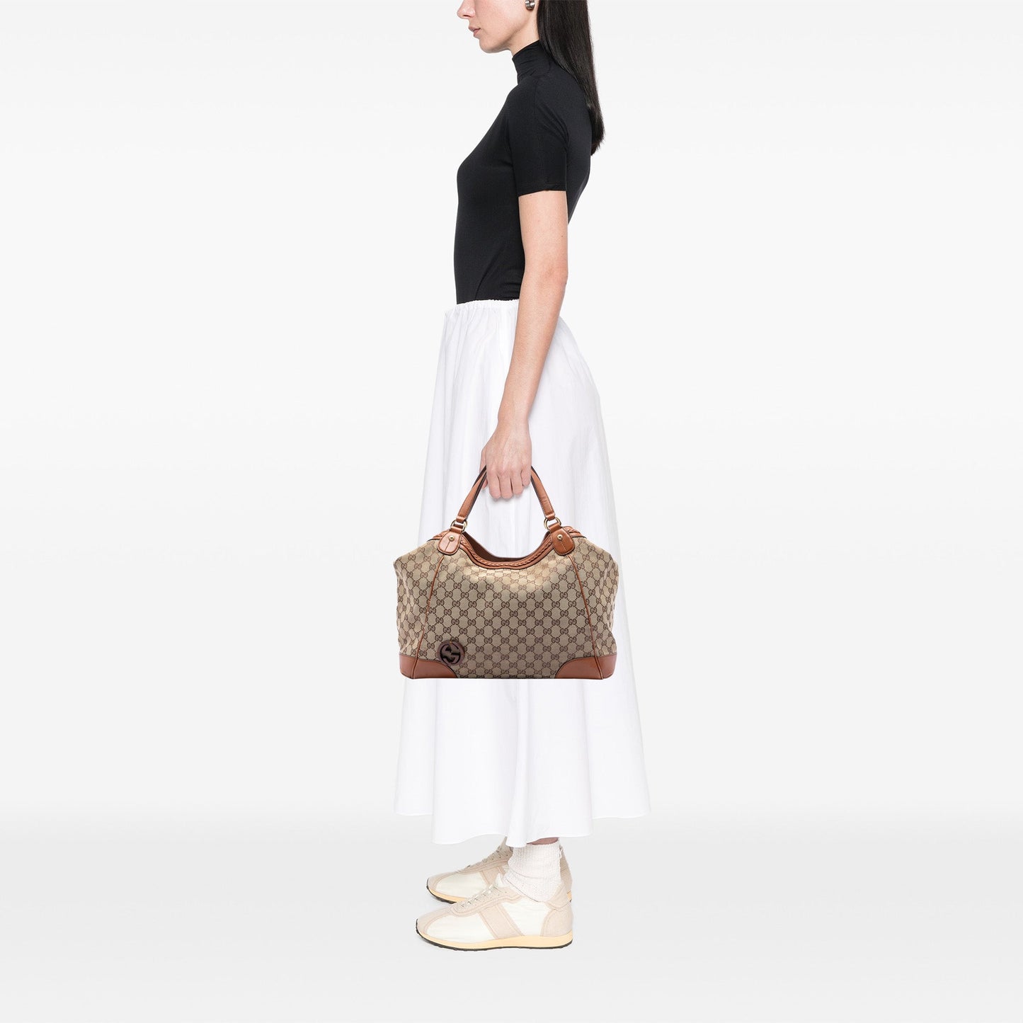Gucci Medium GG Canvas Brick Lane Tote
