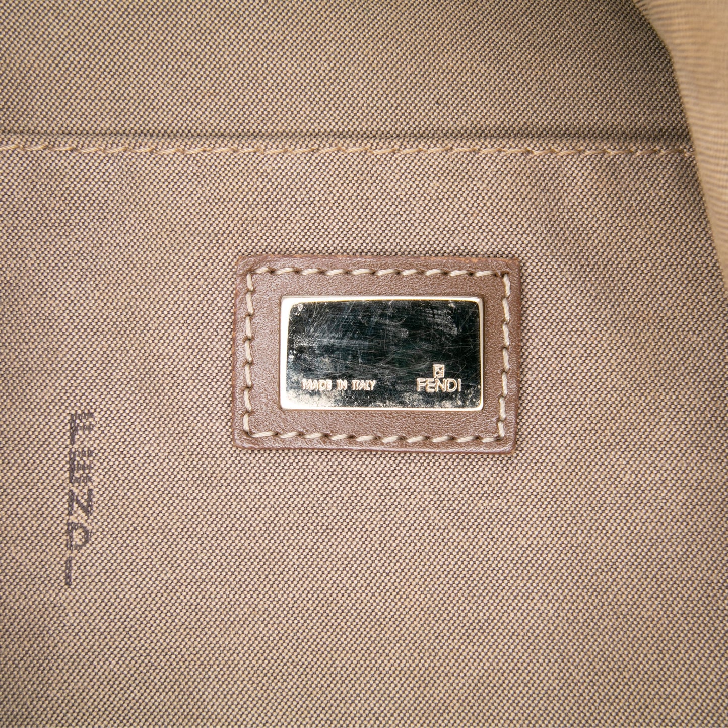 Fendi Zucchino Canvas Chef Pocket Hobo